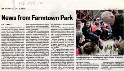 News from Farmtown Park, Community Press (2019)