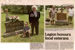 Legion honours local veterans, Community Press (2019)