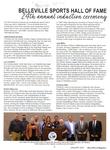 Belleville Sports Hall of Fame 24th annual induction ceremony, Belleville Magazine (2020)