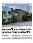 Humane Society welcomes Interim executive director, Community Press (2020)