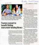 Trenton concert to benefit Stirling instrument-lending library, Community Press (2022)