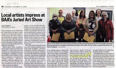 Local artists impress at BAA's Juried Art Show, Community Press (2022)