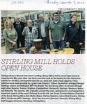 Stirling MILL Holds Open House, Community Press (2022)