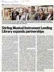 Stirling Musical Instrument Lending Library expands partnerships, Community Press (2023)