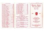 Keystone Chapter Royal Arch Masons No.72 - Meeting Notice (October 1971)