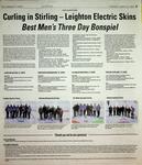 Curling in Stirling - Leighton Electric Skins Best Men's Three Day Bonspiel, Community Press (2022)