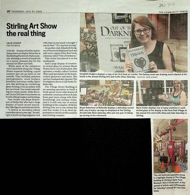 Stirling Art Show the real thing, Community Press (2023)