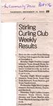 Stirling Curling Club Weekly Results, Community Press (2023)