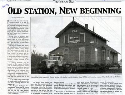 Old Station, New Beginning, Pioneer (2004)