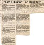 "I am a librarian" - an inside look, Community Press (2005)