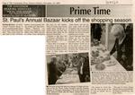 St. Paul's Annual Bazaar kicks off the shopping season, Community Press (2005)