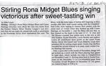 Stirling Rona Midget Blues singing victorious after sweet-tasting win, Community Press (2006)