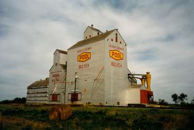 A Grain Elevator in Bulyea, Saskatchewan