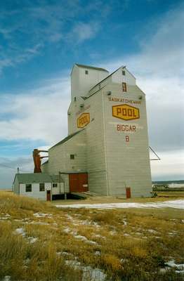 An Elevator In Biggar Saskatchewan