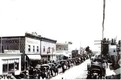 Town of Mossbank in Saskatchewan