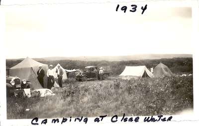 Camping at Clearwater Lake, Saskatchewan