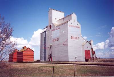 An Elevator In Sedley Saskatchewan