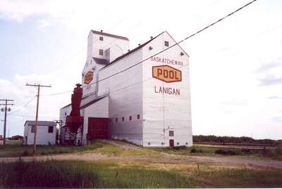 An Elevator In Lanigan Saskatchewan