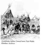 Assiniboine Indian Council Near Fort Walsh