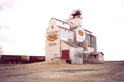 An Elevator In Kipling Saskatchewan