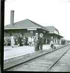 CPR station platform in Swift Current, c. 1940s-60s