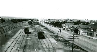 CPR yards, Swift Current, c. 1940s-50s.