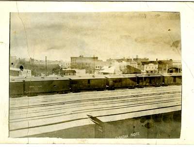 CPR yards in Swift Current, c. 1918.