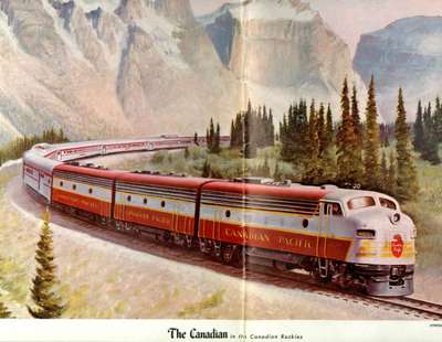 &quot;The Canadian&quot; passenger train