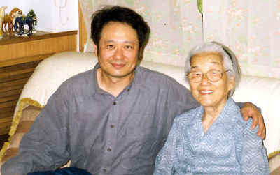 Director Ang Lee with Mrs. Wang