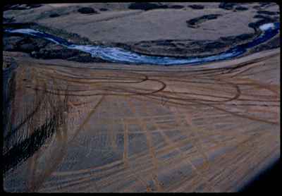 Manure Spread on Banks of Creek