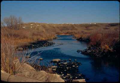 Water Level in Creek from Bridge