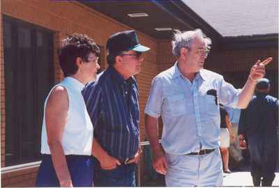 Volunteers in Vanguard after the flood