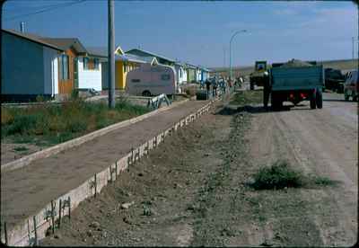 City Crew Sidewalk Construction