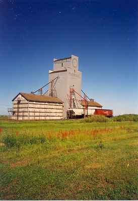 Grain Elevator in Briercrest, Saskatchewan.