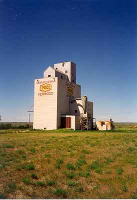 A Grain Elevator in Verwood, Saskatchewan