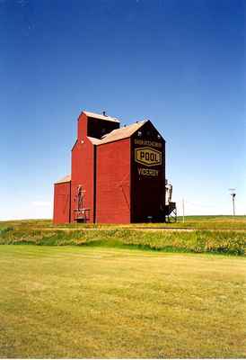 Grain Elevator in Viceroy, Saskatchewan.