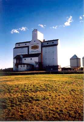 Grain Elevator in Vanguard, Saskatchewan