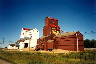 A Grain Elevator in Mortlach