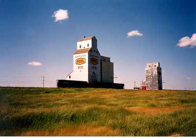 A Grain Elevator in Webb, Saskatchewan