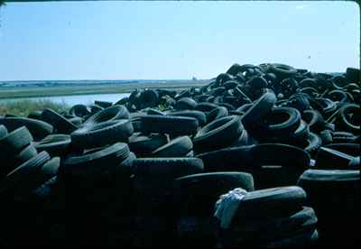 Stockpile of Tires - Swift Current Landfill Site