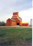 A Grain Elevator in Ponteix, Saskatchewan.