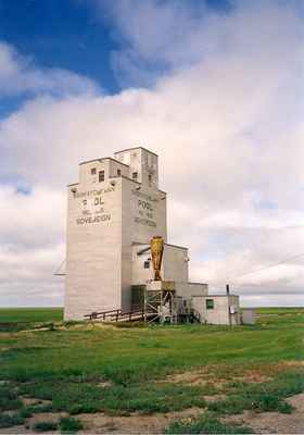 Grain Elevator in Sovereign, Saskatchewan