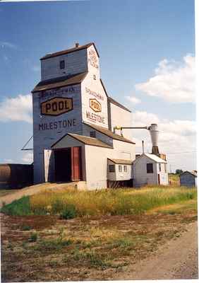 An Elevator in Milestone, Saskatchewan