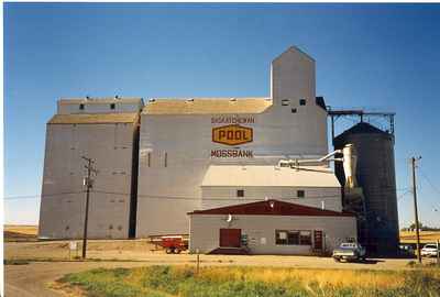 An Elevator in Moss Bank, Saskatchewan