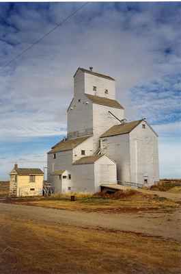 An Elevator in Battrum, Saskatchewan