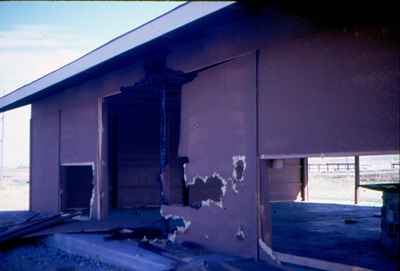 Damage to Oilman Pavilion