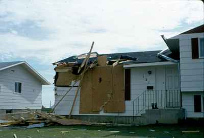 Storm Damage - Roof From Across Street