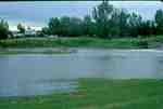 Storm Damage - Flood Waters Over Riverside Dam