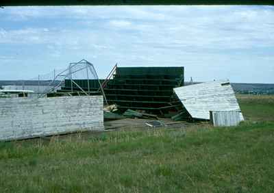 Storm - Bleacher Damaged