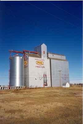 An Elevator in Frontier, Saskatchewan